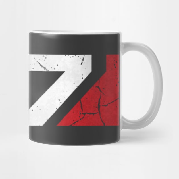 Mass Effect N7 Cracked Logo by Meta Nugget